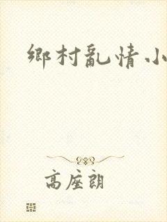 乡村乱情小说
