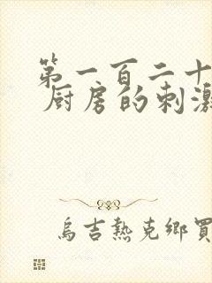 第一百二十三章 厨房的刺激