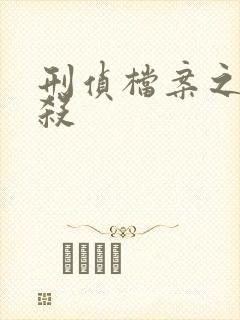 刑侦档案之血谜杀封面