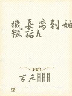 机长脔到她哭h粗话h