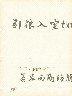引狼入室txt