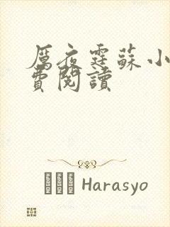 厉夜霆苏小汐免费阅读