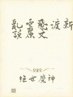 乱云飞渡新编小说原文封面