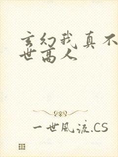 玄幻我真不是盖世高人封面