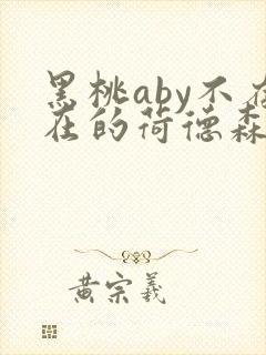 黑桃aby不存在的荷德森笔趣阁封面
