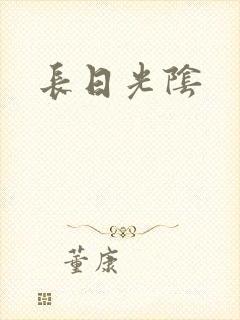 长日光阴封面