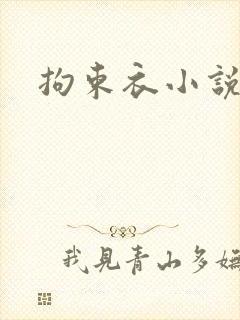 拘束衣小说
