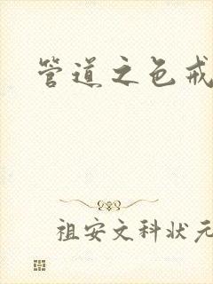 管道之色戒封面