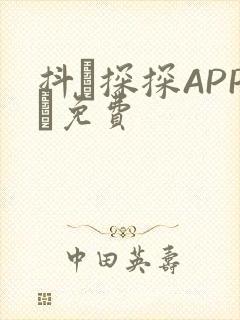 抖抈探探APP汅免费