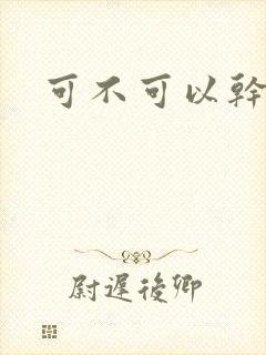可不可以干湿你
