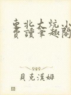 东北大炕小说免费读笔趣阁