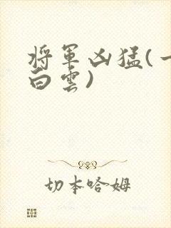将军凶猛(一朵白云)封面
