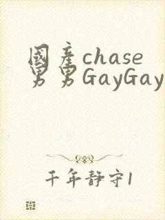 国产chase男男GayGay封面