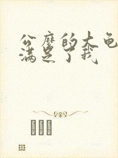 公么的大龟强大满足了我