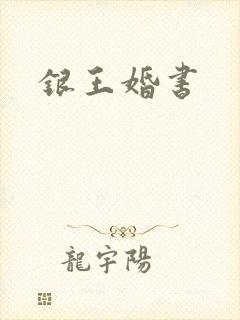银王婚书封面