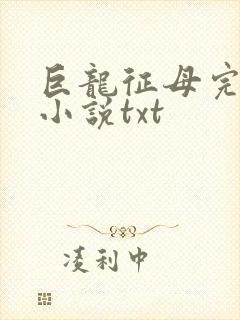 巨龙征母完结版小说txt封面