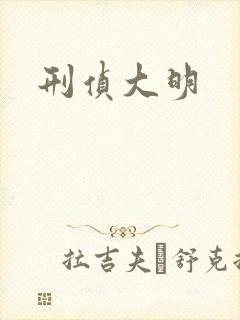 刑侦大明