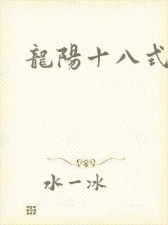 龙阳十八式封面
