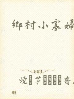 乡村小寡妇