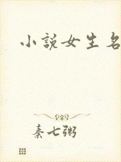 小说女生名字