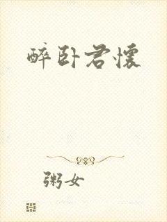 醉卧君怀封面