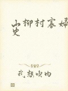 山柳村寡妇的情史封面