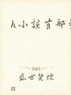 h小说有哪些
