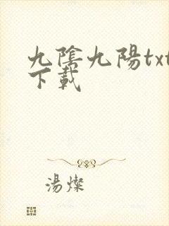 九阴九阳txt下载封面
