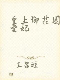 皇上御花园中要爱妃封面