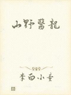 山野医龙封面