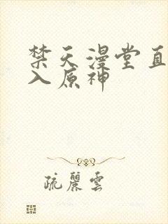 禁天漫堂直接进入原神封面