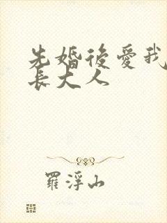 先婚后爱我的市长大人