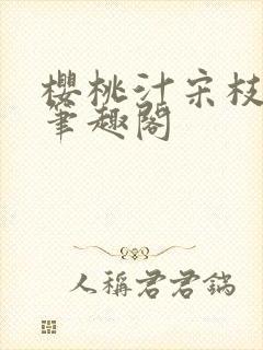 樱桃汁宋枝江野笔趣阁