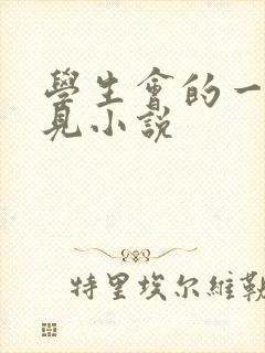 学生会的一己之见小说封面