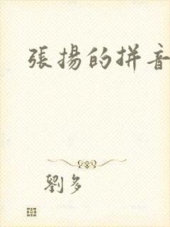 张扬的拼音