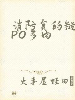 消防员的糙汉文PO多肉