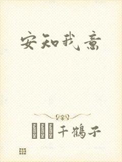 安知我意封面