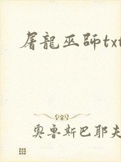 屠龙巫师txt封面