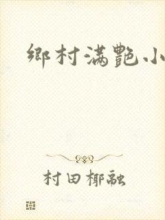 乡村满艳小说封面