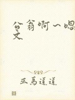 公翁啊~嗯啊h文