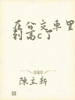 在公交车里c弄到高c了