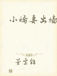 小娇妻出墙记