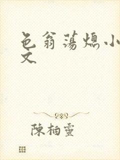 色翁荡熄小说全文