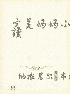 完美妈妈小说阅读
