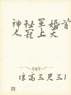 神秘军婚首长大人宠上天