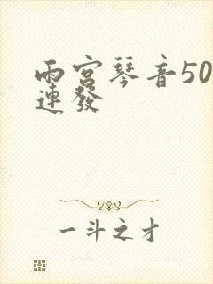 雨宫琴音500连发