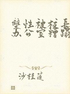 双性被校长抱进办公室糟蹋