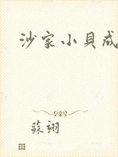 沙家小贝成长记封面