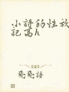 小诗的性放荡日记高h封面