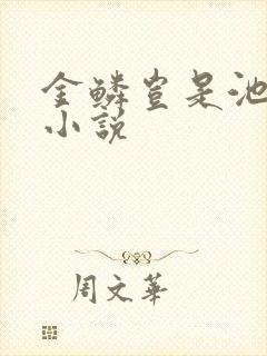 金鳞岂是池中物小说封面